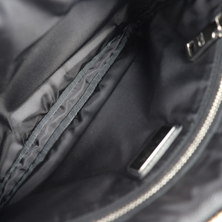 超美品 PRADA プラダ クロスボディバッグ ショルダーバッグ 2VH088 ナイロン ブラック シルバー金具 メッセンジャーバッグ