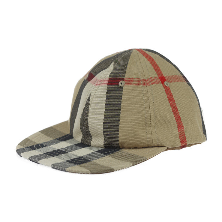 Brand new, unused display item BURBERRY baseball cap, cap 8056296, size 56, cotton, beige, hat, check
