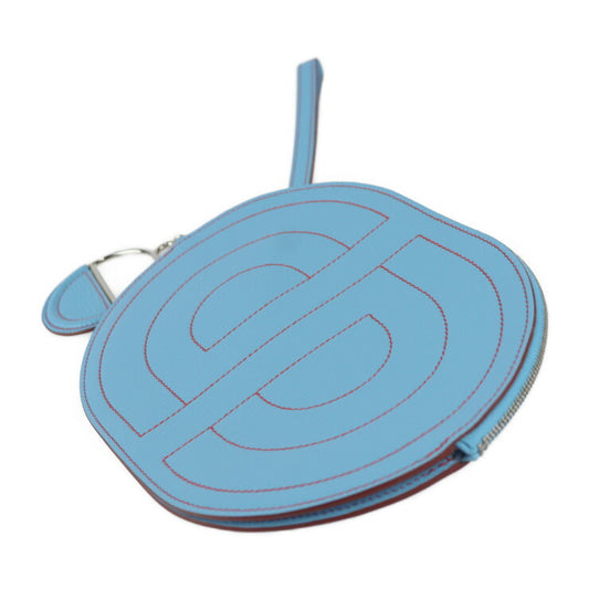 新古未使用展示品 HERMES エルメス イン ザ ループ トゥー ゴー ポーチ ポーチ - シェーブル セレスト シルバー金具 リストレット セカンドバッグ クラッチバッグ D刻印