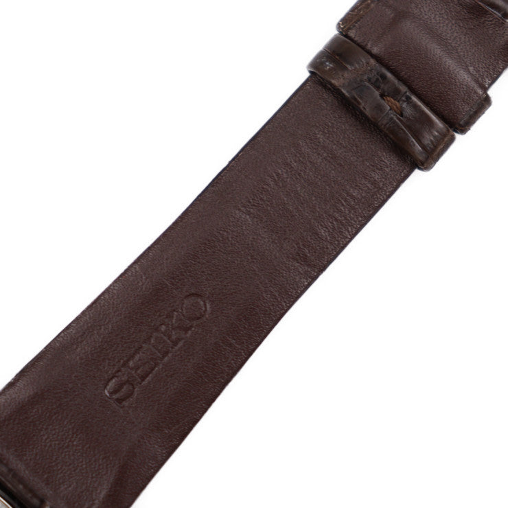 超美品 SEIKO セイコー キングセイコー KSK 1965 復刻デザイン 限定モデル 腕時計 SJE087J1 ステンレススチール クロコダイル シルバー ゴールド ブラウン 自動巻き デイト 6L35-00F0