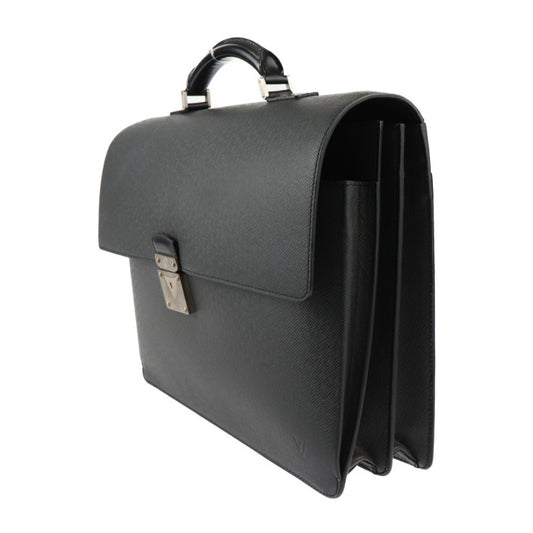 美品 LOUIS VUITTON ルイ ヴィトン ロブスト2 ビジネスバッグ M31042 タイガ アルドワーズ シルバー金具 ブリーフケース 書類鞄 ブラック