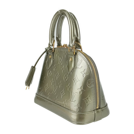 超美品 LOUIS VUITTON ルイヴィトン ハンドバッグ アルマBB M91677 グリアールデコ モノグラムヴェルニ・ヴェルニ レディース 2WAY ショルダーバッグ