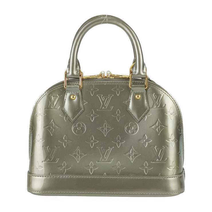 超美品 LOUIS VUITTON ルイヴィトン ハンドバッグ アルマBB M91677 グリアールデコ モノグラムヴェルニ・ヴェルニ レディース 2WAY ショルダーバッグ