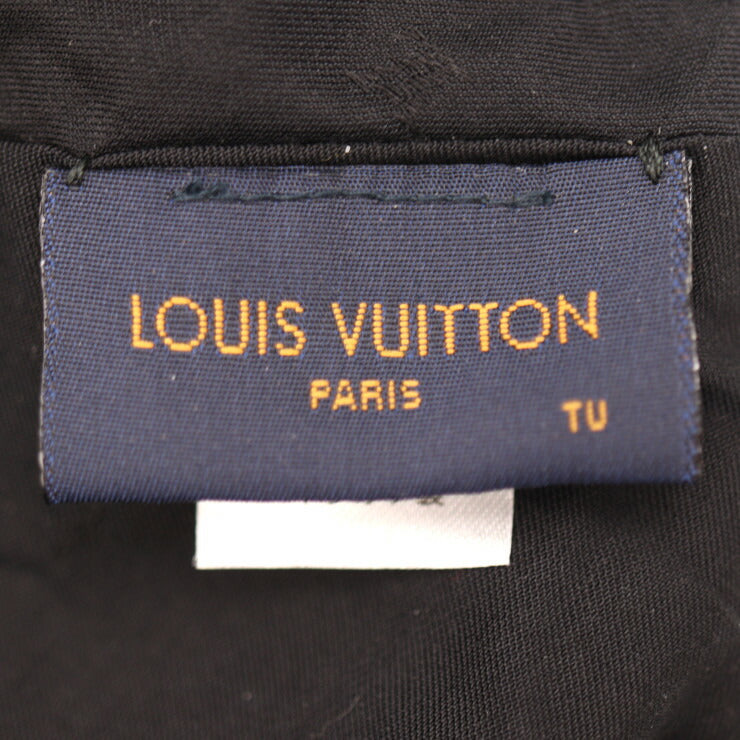 超美品 LOUIS VUITTON ルイ ヴィトン キャスケット・タイ&ダイクイル 1.0 キャップ MP2334 表記サイズ TU 羊革 グレー系 クリーム系 帽子 ビトン