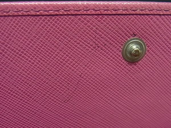 Salvatore Ferragamo サルヴァトーレ フェラガモ 財布 ダブルガンチーニ JP-22 7121 ピンク レザー レディース 二つ折り 長財布 シルバー金具