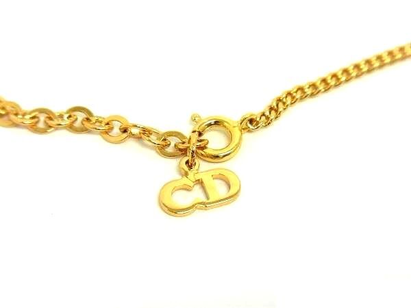 ChristianDior クリスチャンディオール ネックレス サークルロゴ - ゴールド メタル レディース 新品未使用展示品