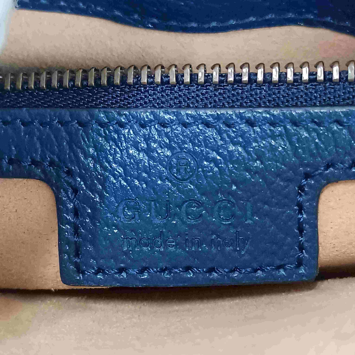 GUCCI グッチ トートバッグ ダイアナ ミディアム 678842 U3ZDT ロイヤルブルー レザー レディース 2WAY ショルダーバッグ ゴールド金具 超美品