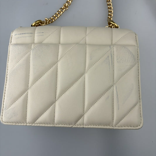 COACH コーチ ショルダーバッグ ミニ クレア クロスボディ バッグ・キルティング CAB07 アイボリー系 レザー レディース ゴールド金具