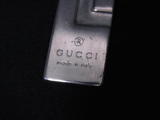 GUCCI グッチ ネックレス Gプレート シルバー SV925 ユニセックス