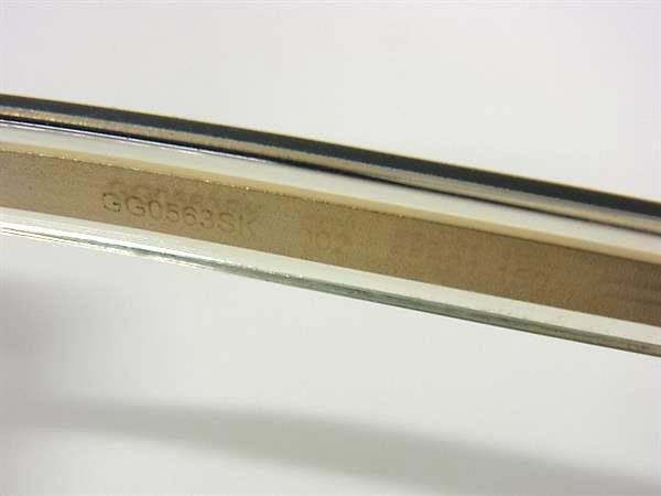 GUCCI グッチ サングラス GG0563SK ブラウン プラスチック ユニセックス べっ甲調 美品