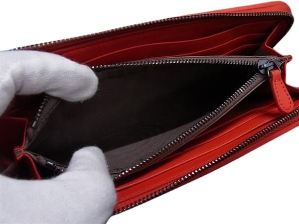 BOTTEGA VENETA ボッテガヴェネタ 財布 イントレチャート ライトピンク レッド レザー レディース L字ファスナー 長財布 超美品