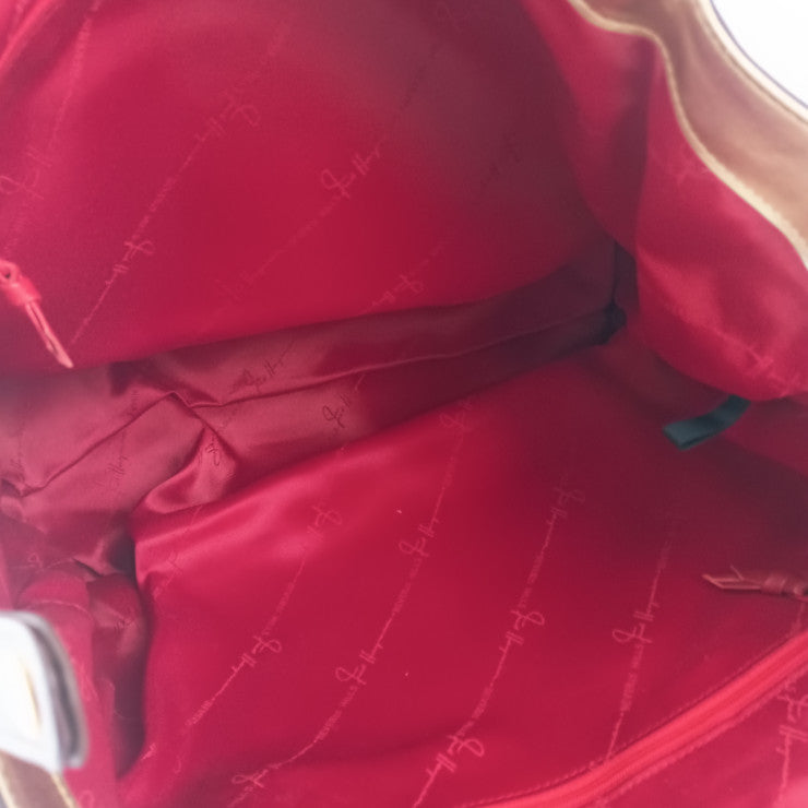 FRED HAYMAN BEVERLY HILLS トートバッグ ショルダートート - ブラウン レザー レディース ゴールド金具