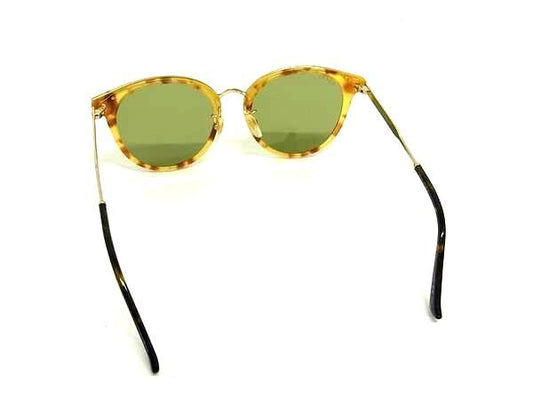 美品 GUCCI グッチ サングラス GG0204SK 004 56□20-150 ブラウン系×ゴールド系×レンズ クリアグリーン系 ユニセックス シェリーライン アジアンフィット ハバナ ブラウングラデーション GGロゴ