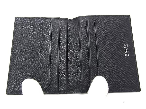 BALLY バリー カードケース TALDER ブラック レッド ホワイト レザー メンズ 新古未使用展示品