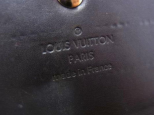 LOUIS VUITTON ヴィトン 財布 モノグラムヴェルニ ポルトフォイユ サラ M93524 アマラント パテントレザー ユニセックス 二つ折り 長財布 ゴールド金具