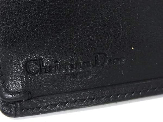 ChristianDior クリスチャンディオール 財布 ブラック レザー メンズ 二つ折り 長財布 新古未使用展示品