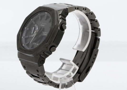 CASIO カシオ 腕時計 G-SHOCK FULL METAL 2100シリーズ GM-B2100BD-1AJF ブラック SS メンズ ソーラー アナデジ 美品