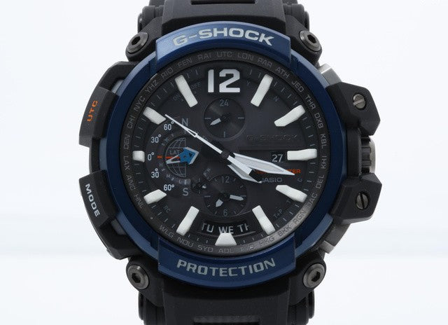 CASIO カシオ 腕時計 G-SHOCK MASTER OF G - AIR グラビティマスター GPW-2000-1A2JF ブラック 樹脂/SS メンズ ソーラー電波 アナログ 美品