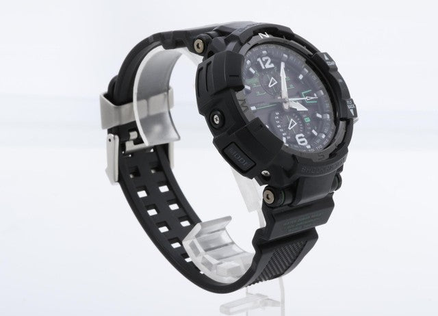 CASIO カシオ 腕時計 G-SHOCK MASTER OF G グラビティマスター GW-A1100-1A3JF ブラック 樹脂/SS メンズ ソーラー電波 アナログ スカイコクピット 美品