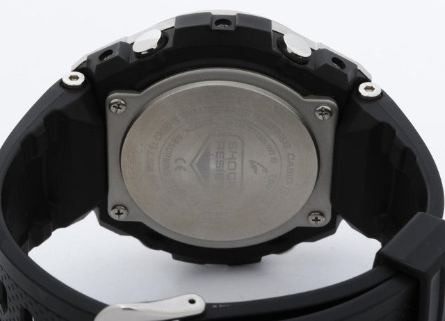 CASIO カシオ 腕時計 G-SHOCK Gスチール GST-W100シリーズ GST-W110-1AJF シルバー ブラック 樹脂/SS メンズ ソーラー電波 アナデジ