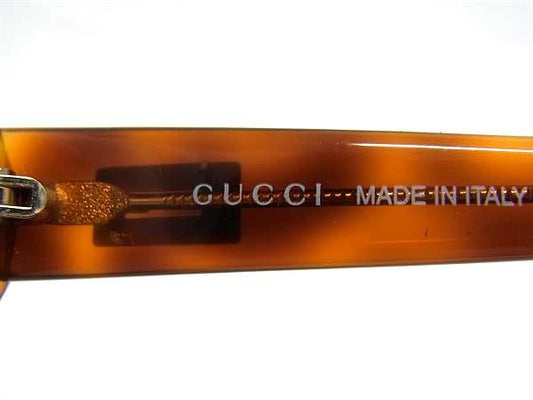 GUCCI グッチ アイウェア サングラス GG2420 ブラウン系 プラスチック ユニセックス スクエアG ヴィンテージ 美品