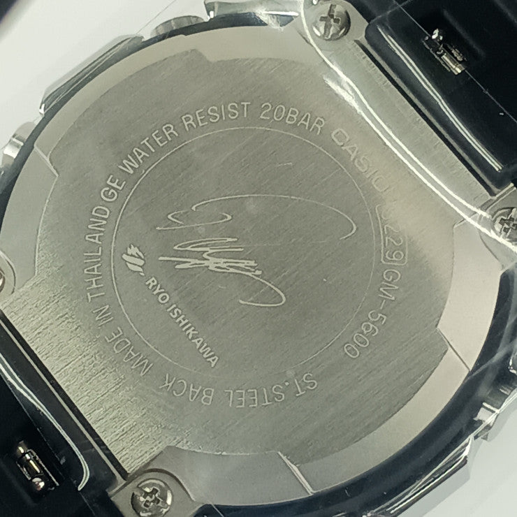 CASIO カシオ 腕時計 G-SHOCK GM-5600RI20-1JR シルバー ブラック デジタル文字盤 樹脂 ステンレス メンズ 石川遼モデル デジタル クオーツ 新品未使用展示品