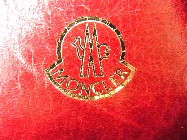 MONCLER モンクレール ショルダーバッグ キリア スモール - レッド系 レザー ナイロン レディース 美品