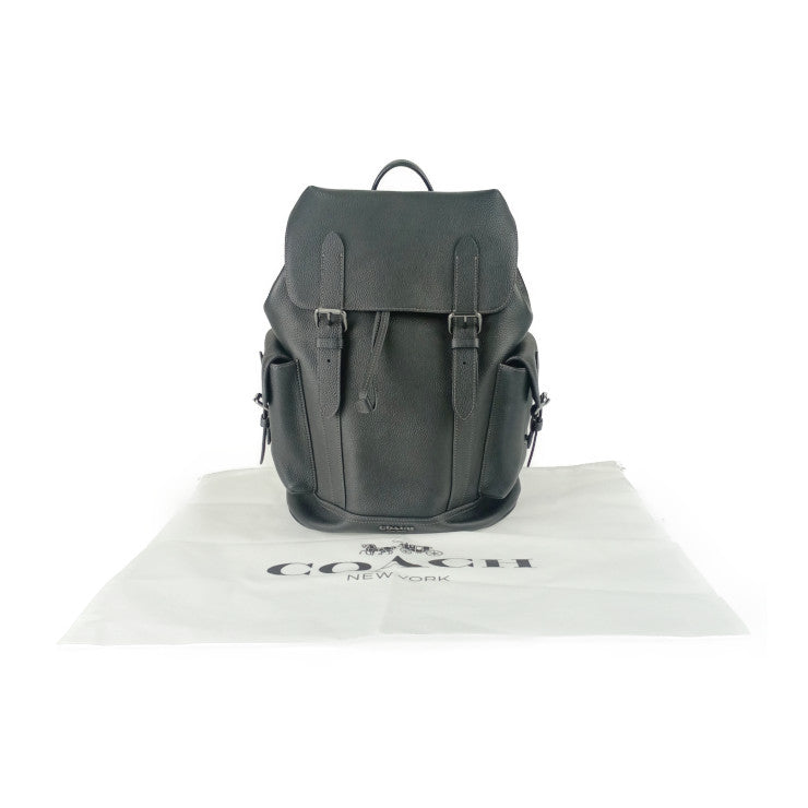 COACH コーチ リュックサック ハドソン バックパック CB837 ブラック レザー メンズ 美品