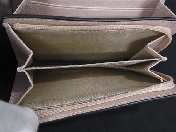 FURLA フルラ 二つ折り財布 カメリアM コンパクト ウォレット - グレー系 レザー レディース ゴールド金具