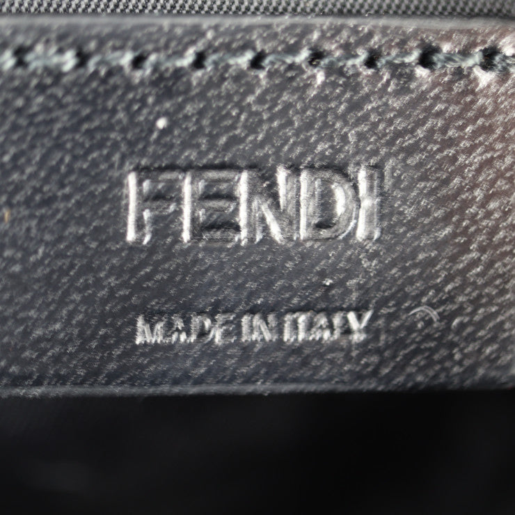 超美品 FENDI フェンディ バッグチャーム BAG BUGS モンスター キーホルダー 7AR457 カーフレザー × パイソン × ファー ダークレッド系 シルバー金具 キーリング バックパック リュックサックモチーフ