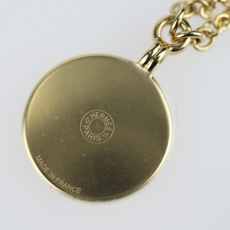 新品未使用展示品 HERMES エルメス メダイユ ファニー アイスクリーム PM ネックレス H984411F パラディウム ゴールド マルチカラー ペンダント