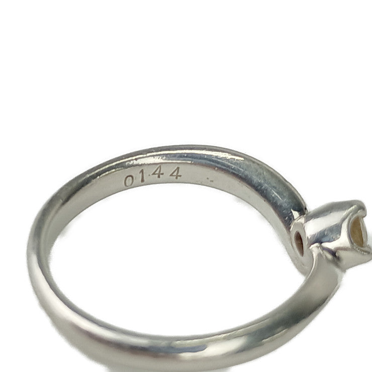 4℃ ヨンドシー 指輪 1PD リング - プラチナ pt950 ダイヤモンド(0.144ct) レディース 1PD 3.6g7号