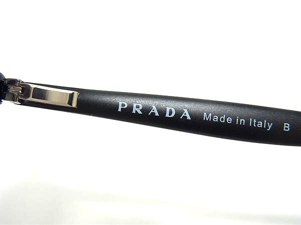 PRADA プラダ メガネ VPR 13P-A ブラック クリア プラスチック ユニセックス 新品未使用展示品