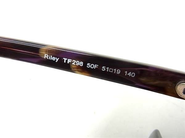 TOM FORD トムフォード サングラス Riley TF298 ブラウン ブラウングラデーション系 プラスチック ユニセックス