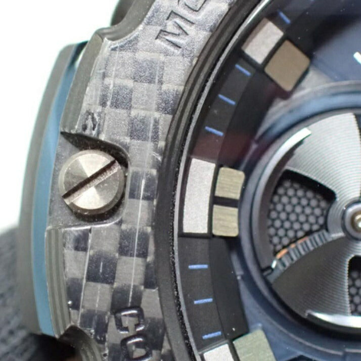 CASIO カシオ 腕時計 G-SHOCK Gスチール GST-B100XB-2AJF ブラック ネイビー文字盤 ステンレス カーボン メンズ Bluetooth ソーラー アナログ