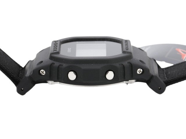 CASIO カシオ 腕時計 G-SHOCK Utility blackシリーズ DW-5600BCE-1DR ブラック デジタル文字盤 ステンレス 樹脂 エコファブリック メンズ デジタル クオーツ 新品未使用展示品