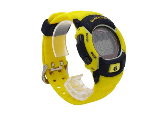 CASIO カシオ 腕時計 G-SHOCK ラスタファリアン GW-002RJ-9JF イエロー ネイビー デジタル文字盤 樹脂 ステンレス メンズ デジタル 電波ソーラー 美品