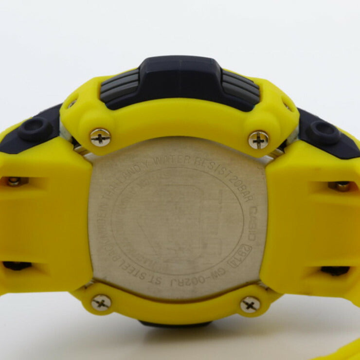 CASIO カシオ 腕時計 G-SHOCK ラスタファリアン GW-002RJ-9JF イエロー ネイビー デジタル文字盤 樹脂 ステンレス メンズ デジタル 電波ソーラー 美品