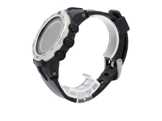 CASIO カシオ 腕時計 プロトレック PRW-3100 シルバー ブラック デジタル文字盤 ステンレス 樹脂 メンズ デジタル 電波ソーラー