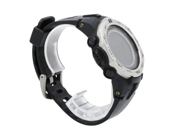 CASIO カシオ 腕時計 プロトレック PRW-3100 シルバー ブラック デジタル文字盤 ステンレス 樹脂 メンズ デジタル 電波ソーラー