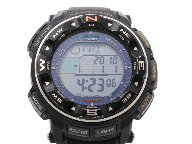 CASIO カシオ 時計 プロトレック PRG-250-1 ブラック デジタル文字盤 樹脂 ステンレス メンズ デジタル ソーラー