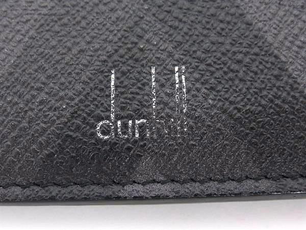 dunhill ダンヒル コインケース カドガン フラグメントケース - ブラック系 PVC レザー メンズ シルバー金具
