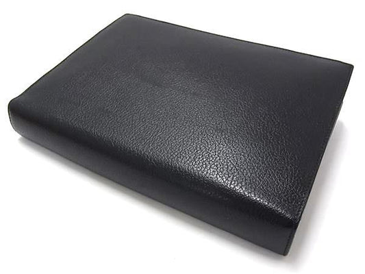 Salvatore Ferragamo サルヴァトーレフェラガモ セカンドバッグ - AU-24 9502 ブラック レザー メンズ シルバー金具