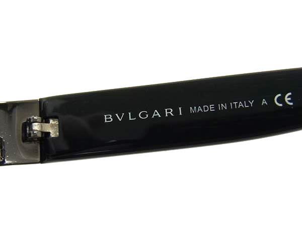 BVLGARI ブルガリ サングラス - 5001 ブラック クリアブラック系 プラスチック メンズ 美品
