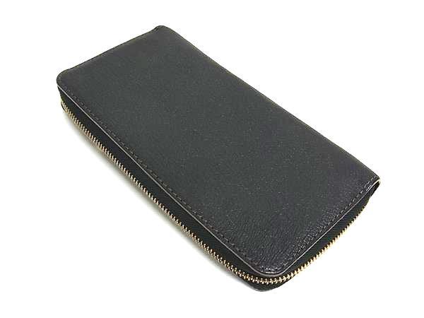 LOUIS VUITTON ルイヴィトン 財布 スハリ ジッピーウォレット M93029 ブラック レザー ユニセックス ラウンドファスナー 長財布 スタッズ ゴールド金具 美品