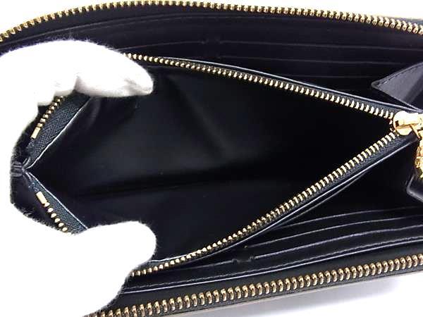 LOUIS VUITTON ルイヴィトン 財布 スハリ ジッピーウォレット M93029 ブラック レザー ユニセックス ラウンドファスナー 長財布 スタッズ ゴールド金具 美品