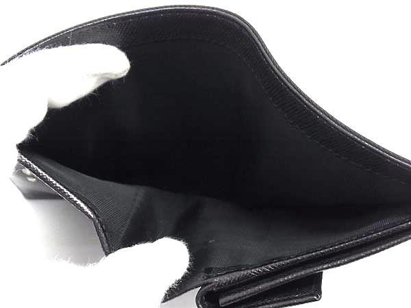 PRADA プラダ 財布 トライアングルロゴ - ブラック テスートナイロン ユニセックス 二つ折り三角ロゴマーク シルバー金具
