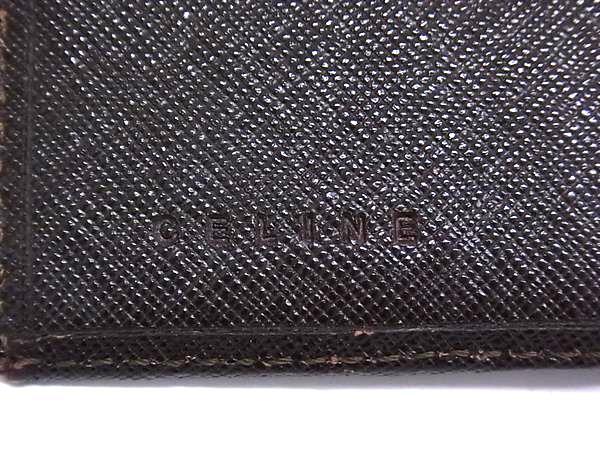 CELINE セリーヌ 財布 マカダム柄 二つ折り財布 - ブラウン系 PVC レザー レディース ゴールド金具