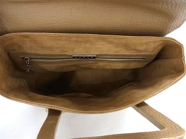 LOEWE ロエベ バッグ ハンドバッグ - ベージュ系 レザー レディース シルバー金具 美品