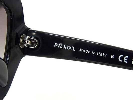 PRADA プラダ サングラス SPR 12W ブラック ブラウングラデーション プラスチック ユニセックス